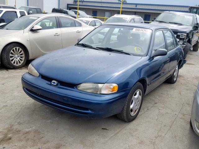 1Y1SK52842Z417330 - 2002 CHEVROLET GEO PRIZM 蓝色 照片 2