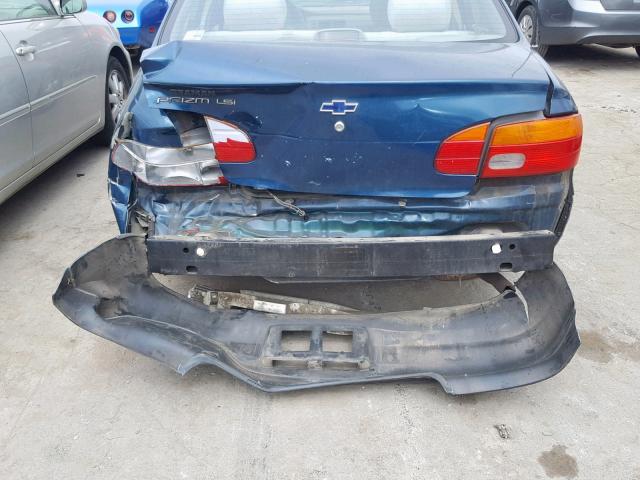 1Y1SK52842Z417330 - 2002 CHEVROLET GEO PRIZM 蓝色 照片 9