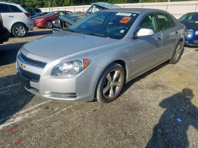1G1ZC5EU6CF110035 - 2012 CHEVROLET MALIBU 1LT 银色 照片 2