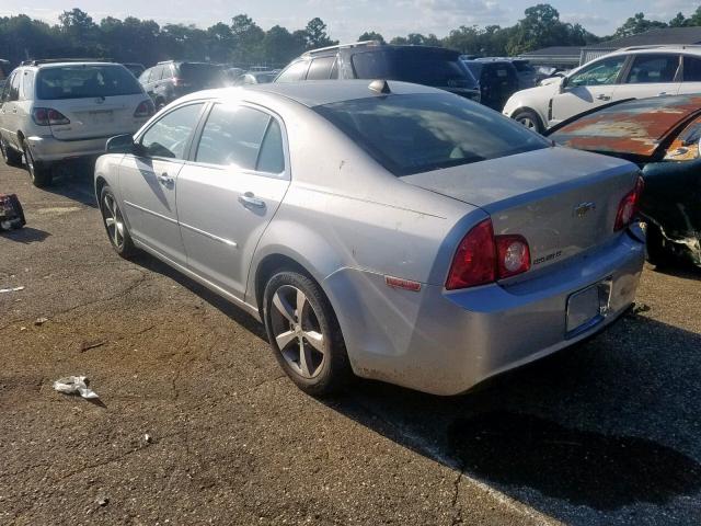 1G1ZC5EU6CF110035 - 2012 CHEVROLET MALIBU 1LT 银色 照片 3