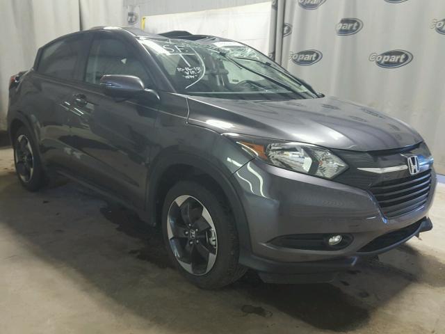 3CZRU6H58JG722855 - 2018 HONDA HR-V EX GRAY photo 1