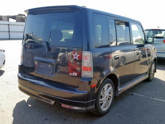 JTLKT324340144167 - 2004 TOYOTA SCION XB 黑色 照片 4