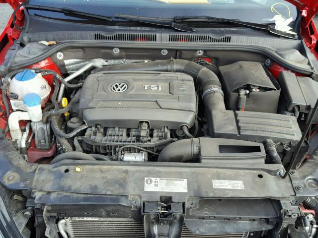 3VWD17AJ4GM369494 - 2016 VOLKSWAGEN JETTA SPOR RED photo 7