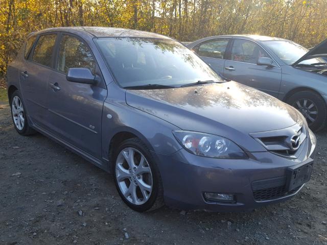 JM1BK343181777771 - 2008 MAZDA 3 HATCHBAC GRAY photo 1