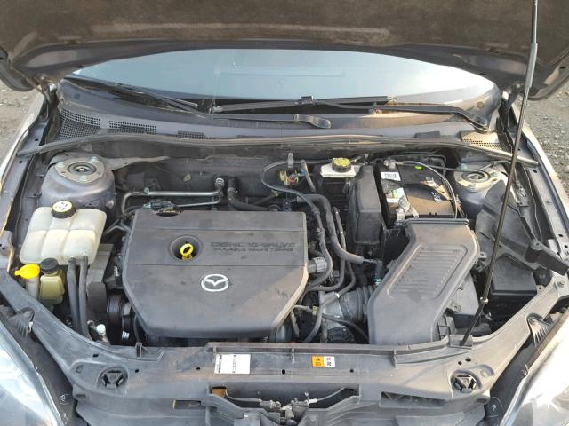 JM1BK343181777771 - 2008 MAZDA 3 HATCHBAC GRAY photo 7