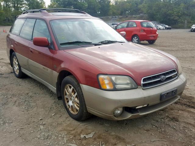 4S3BH806527653888 - 2002 SUBARU LEGACY OUT RED photo 1