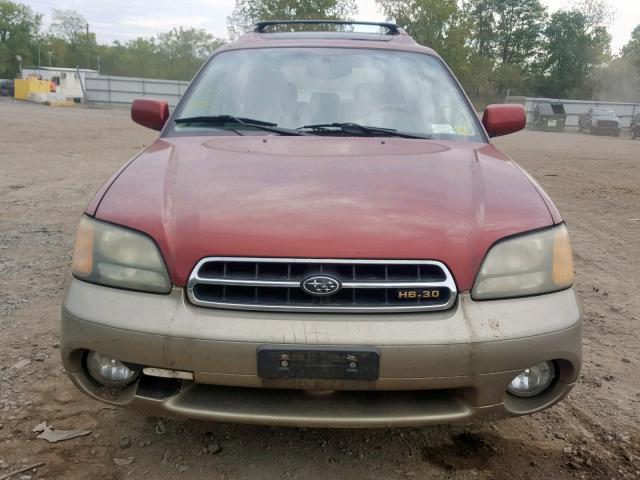 4S3BH806527653888 - 2002 SUBARU LEGACY OUT RED photo 9