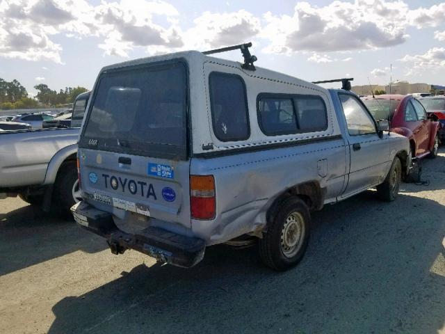 JT4RN81R1L5050661 - 1990 TOYOTA T 100 SILVER photo 4