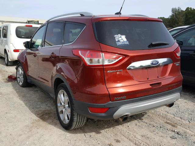 1FMCU9J93FUC14545 - 2015 FORD ESCAPE TIT ORANGE photo 3