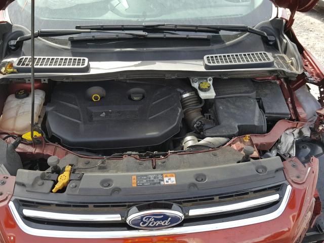 1FMCU9J93FUC14545 - 2015 FORD ESCAPE TIT ORANGE photo 7