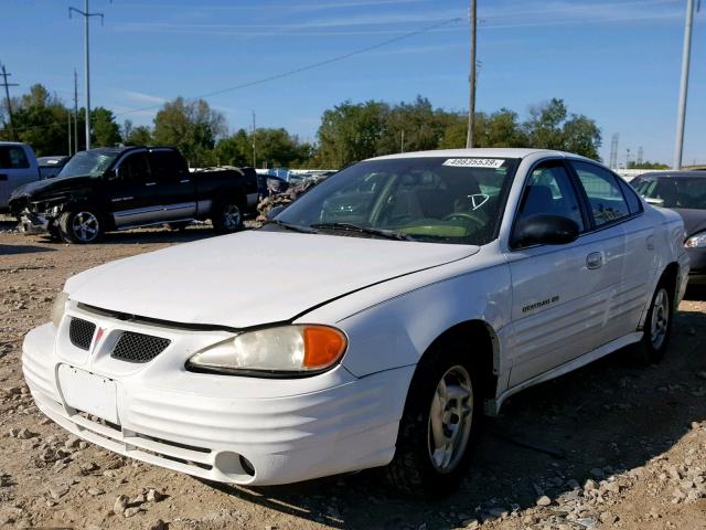 1G2NF52F02C118560 - 2002 PONTIAC GRAND AM S WHITE photo 2