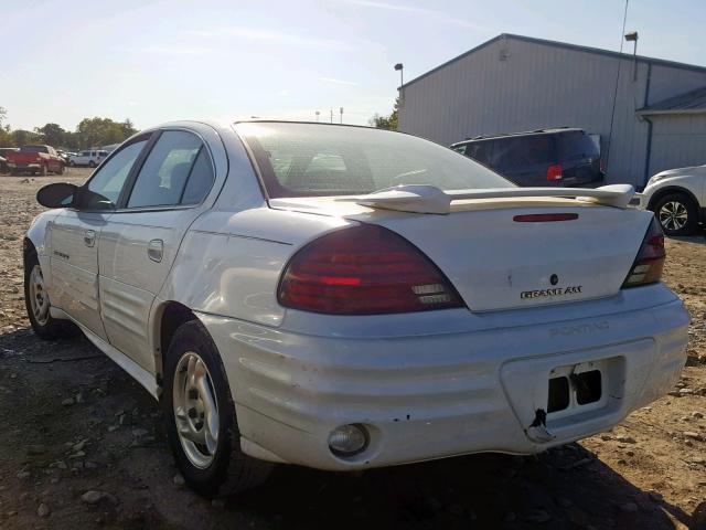 1G2NF52F02C118560 - 2002 PONTIAC GRAND AM S WHITE photo 3