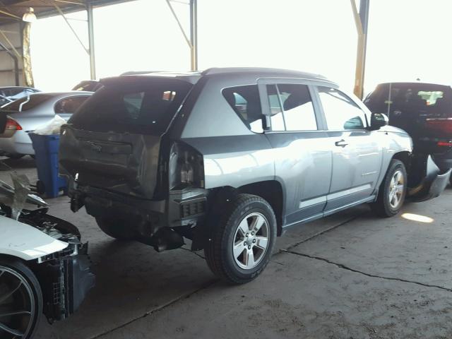 1C4NJCBA7ED594984 - 2014 JEEP COMPASS SP 灰色 照片 4