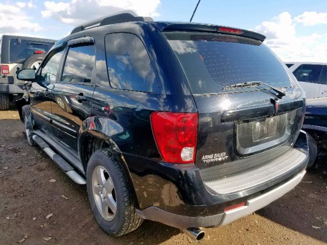 2CKDL63F176238168 - 2007 PONTIAC TORRENT BLACK photo 3