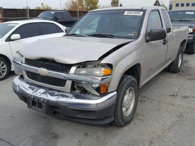 1GCCS196248119552 - 2004 CHEVROLET COLORADO TAN photo 2