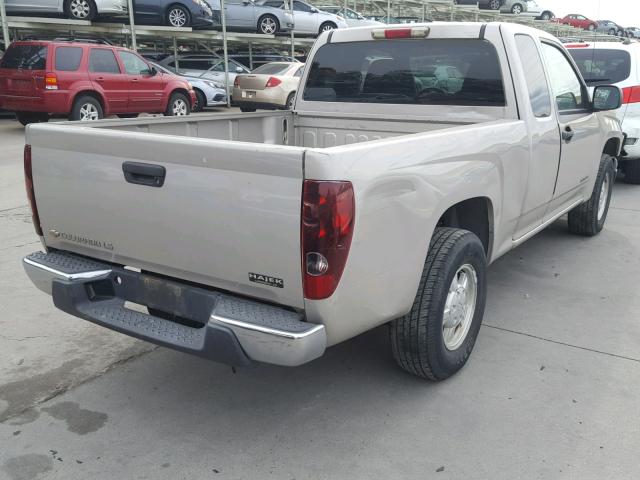 1GCCS196248119552 - 2004 CHEVROLET COLORADO TAN photo 4