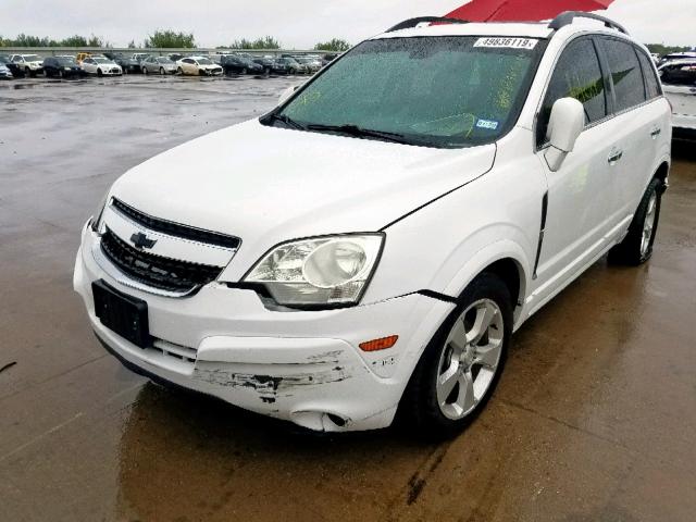 3GNAL4EK8DS568886 - 2013 CHEVROLET CAPTIVA LT WHITE photo 2