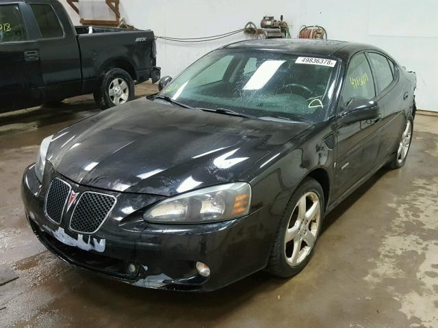2G2WC55C981153255 - 2008 PONTIAC GRAND PRIX BLACK photo 2