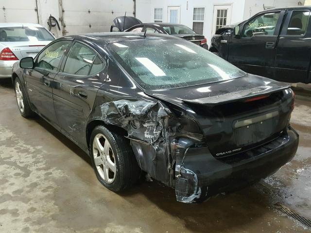 2G2WC55C981153255 - 2008 PONTIAC GRAND PRIX BLACK photo 3