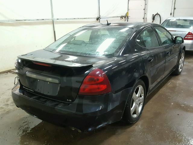 2G2WC55C981153255 - 2008 PONTIAC GRAND PRIX BLACK photo 4