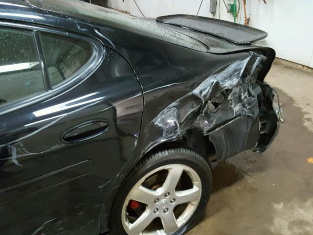 2G2WC55C981153255 - 2008 PONTIAC GRAND PRIX BLACK photo 9