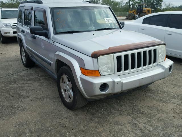 1J8HG48K26C163180 - 2006 JEEP COMMANDER Gümüş foto 1