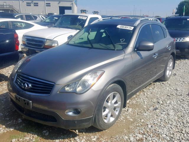 JNKAJ09E59M900641 - 2009 INFINITI EX35 BASE GRAY photo 2