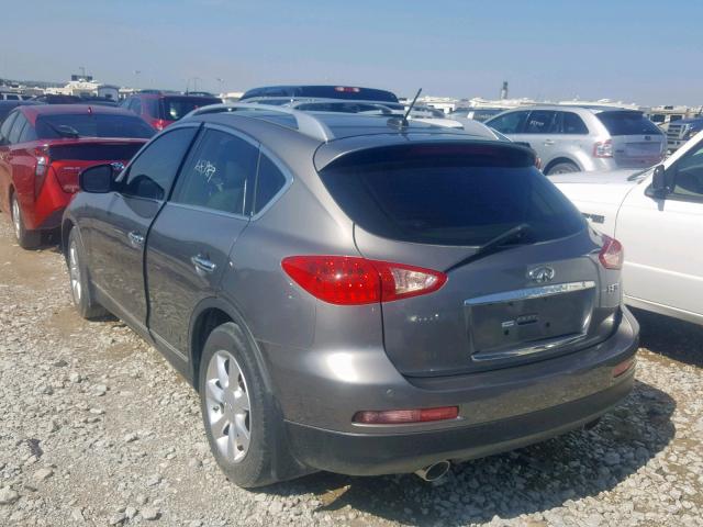 JNKAJ09E59M900641 - 2009 INFINITI EX35 BASE GRAY photo 3