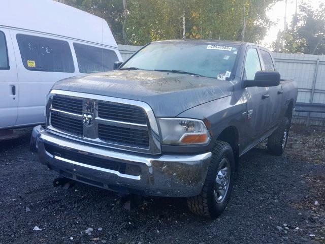 3D7TT2CTXAG175400 - 2010 DODGE RAM 2500 GRAY photo 2