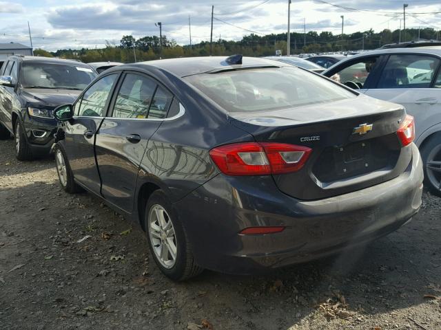 1G1BE5SM6H7106066 - 2017 CHEVROLET CRUZE LT GRAY photo 3