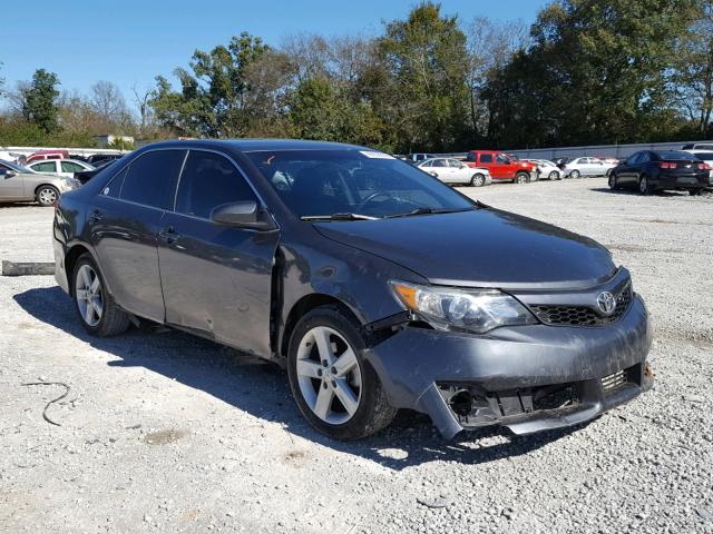 4T1BF1FK2CU592984 - 2012 TOYOTA CAMRY GRAY photo 1