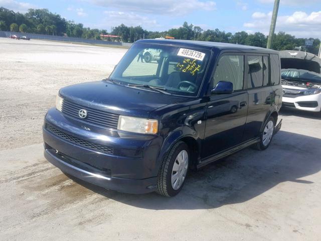JTLKT324664045340 - 2006 TOYOTA SCION XB Blau Foto 2