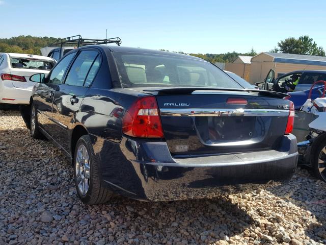 1G1ZT58N47F304086 - 2007 CHEVROLET MALIBU LT BLUE photo 3