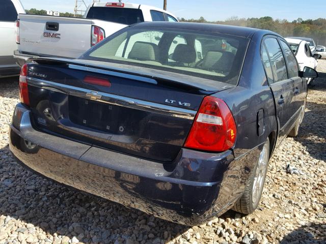 1G1ZT58N47F304086 - 2007 CHEVROLET MALIBU LT BLUE photo 4