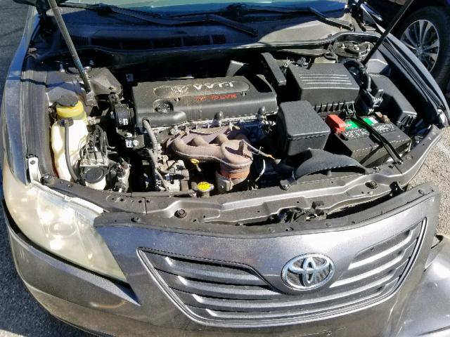 4T4BE46K09R109446 - 2009 TOYOTA CAMRY BASE CHARCOAL photo 7