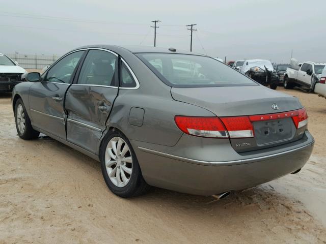 KMHFC46F07A215270 - 2007 HYUNDAI AZERA SE TAN photo 3