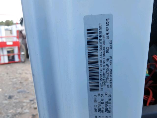 3C6TRVCG3GE104337 - 2016 RAM PROMASTER 白色 照片 10