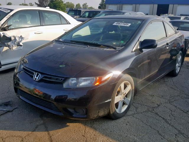 2HGFG12978H578788 - 2008 HONDA CIVIC EXL 黑色 照片 2