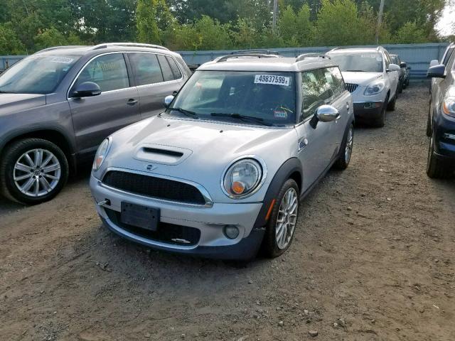 WMWMM93549TF99384 - 2009 MINI COOPER CLU SILVER photo 2