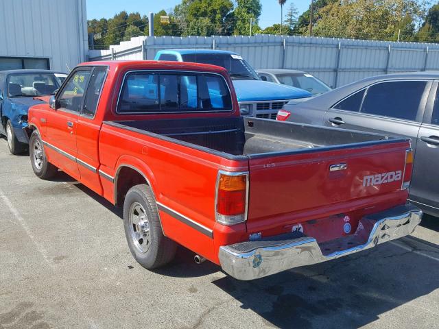 JM2UF3234M0172753 - 1991 MAZDA B2200 CAB RED photo 3