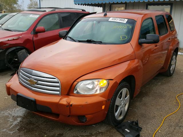 3GNCA33D28S673734 - 2008 CHEVROLET HHR LS ORANGE photo 2