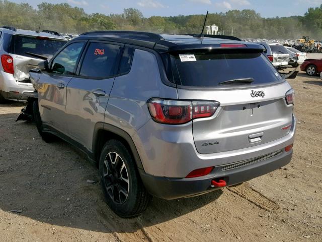 3C4NJDDB9KT723454 - 2019 JEEP COMPASS TR GRAY photo 3