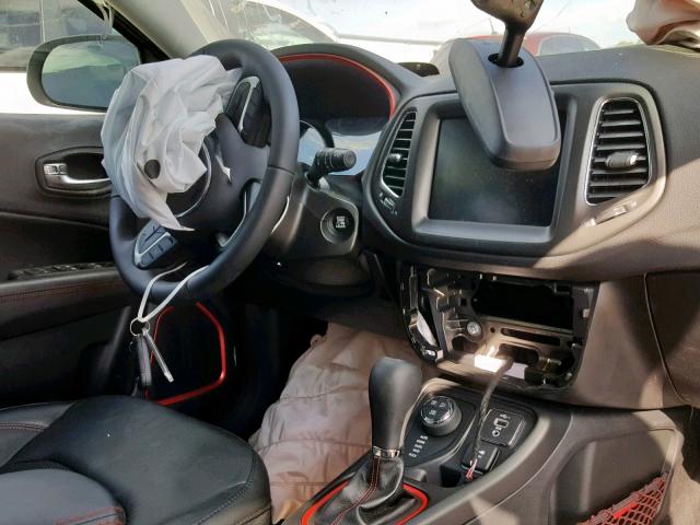 3C4NJDDB9KT723454 - 2019 JEEP COMPASS TR GRAY photo 9