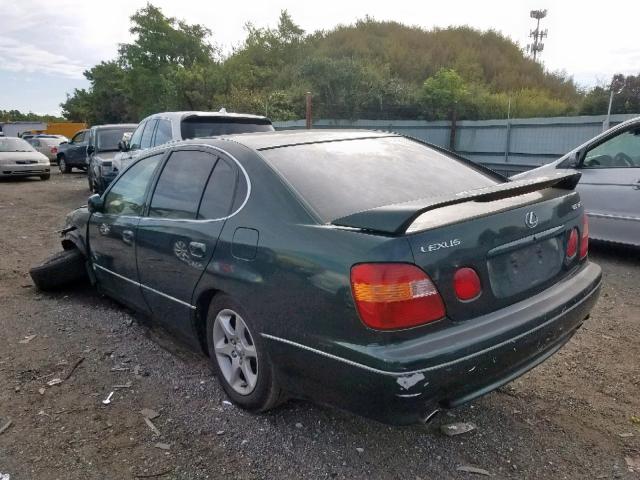 JT8BD68S8Y0096055 - 2000 LEXUS GS 300 GREEN photo 3