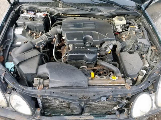 JT8BD68S8Y0096055 - 2000 LEXUS GS 300 GREEN photo 7