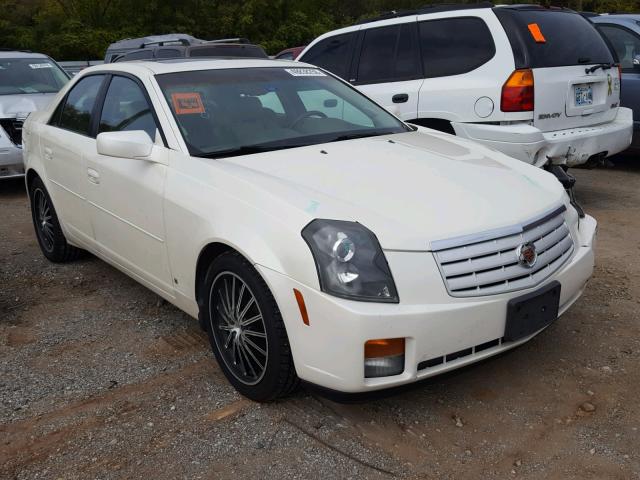 1G6DP577360195553 - 2006 CADILLAC CTS HI FEA WHITE photo 1