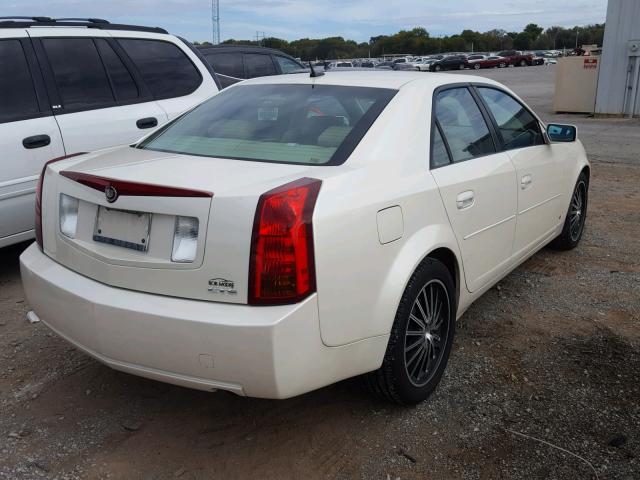 1G6DP577360195553 - 2006 CADILLAC CTS HI FEA WHITE photo 4