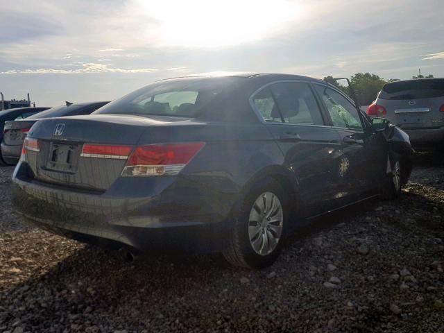 1HGCP2F33CA245526 - 2012 HONDA ACCORD LX GRAY photo 4