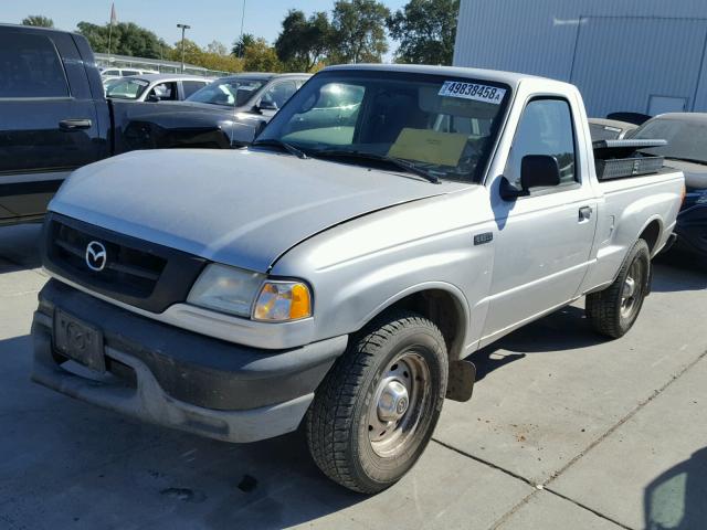 4F4YR12D14TM10770 - 2004 MAZDA B2300 GRAY photo 2