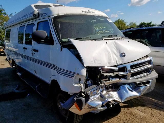 2B6KB31Y3YK150417 - 2000 DODGE RAM VAN B3 WHITE photo 1